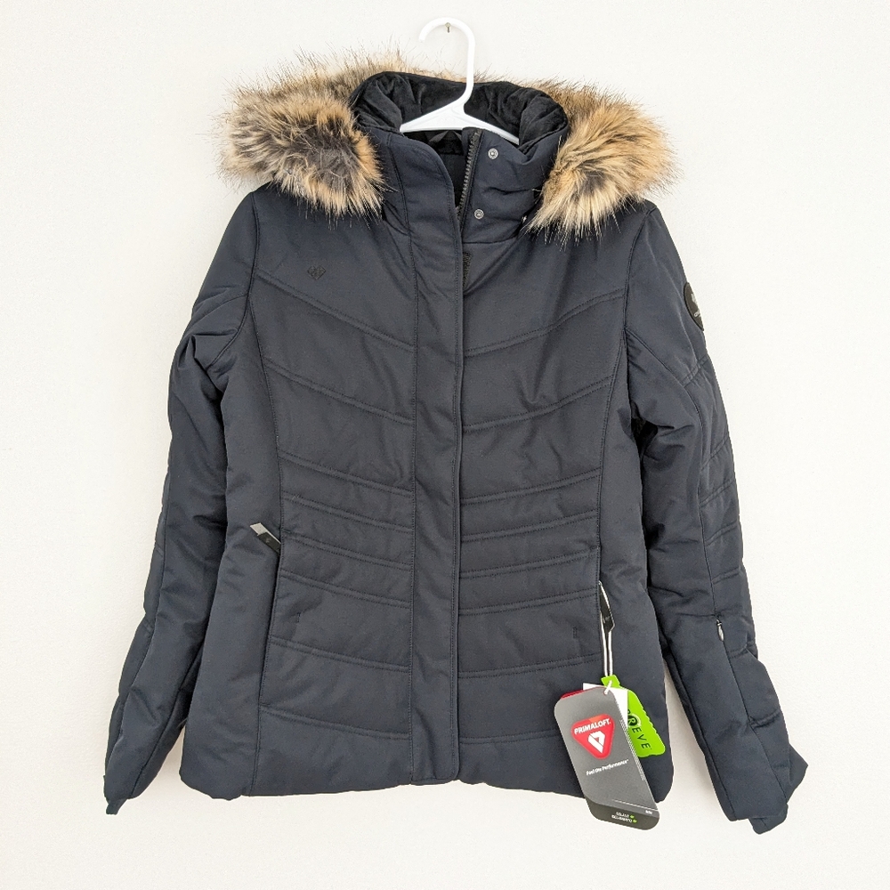 NWT Obermeyer Tuscany II Women's Winter Jacket, Size 6 Regular, Black